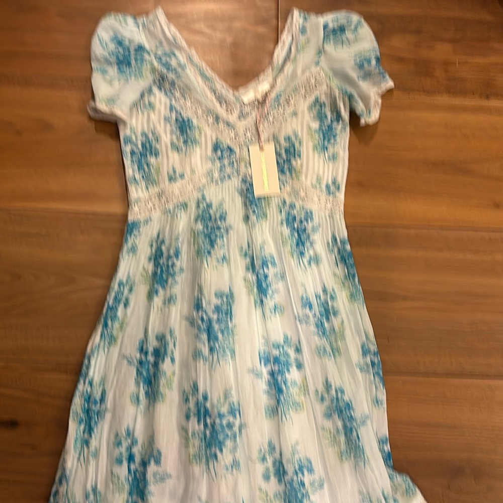 LoveShackFancy Galil dress size 2 new w tags with slip